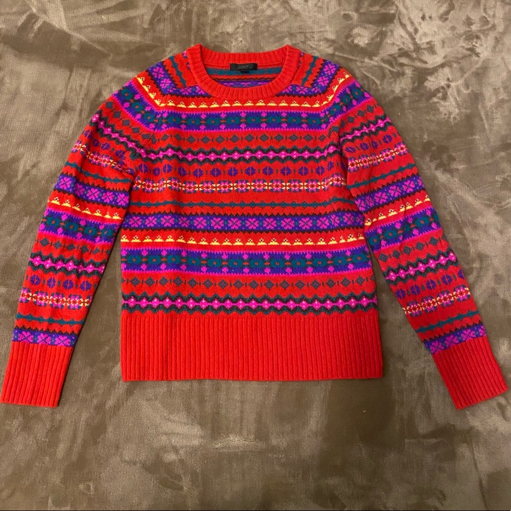 J. Crew Fair Isle Sweater
